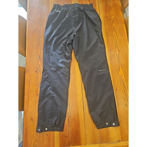 Columbia Omni Tech Pants Mens Large Black Full length Adjustable Hem - Picture 2 of 12